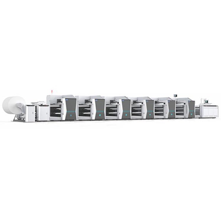 KSJH-2S-B unit type flexo printing machine with automatic color registration